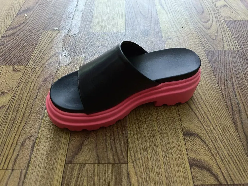 Hot selling candy colored slippers HPSD266