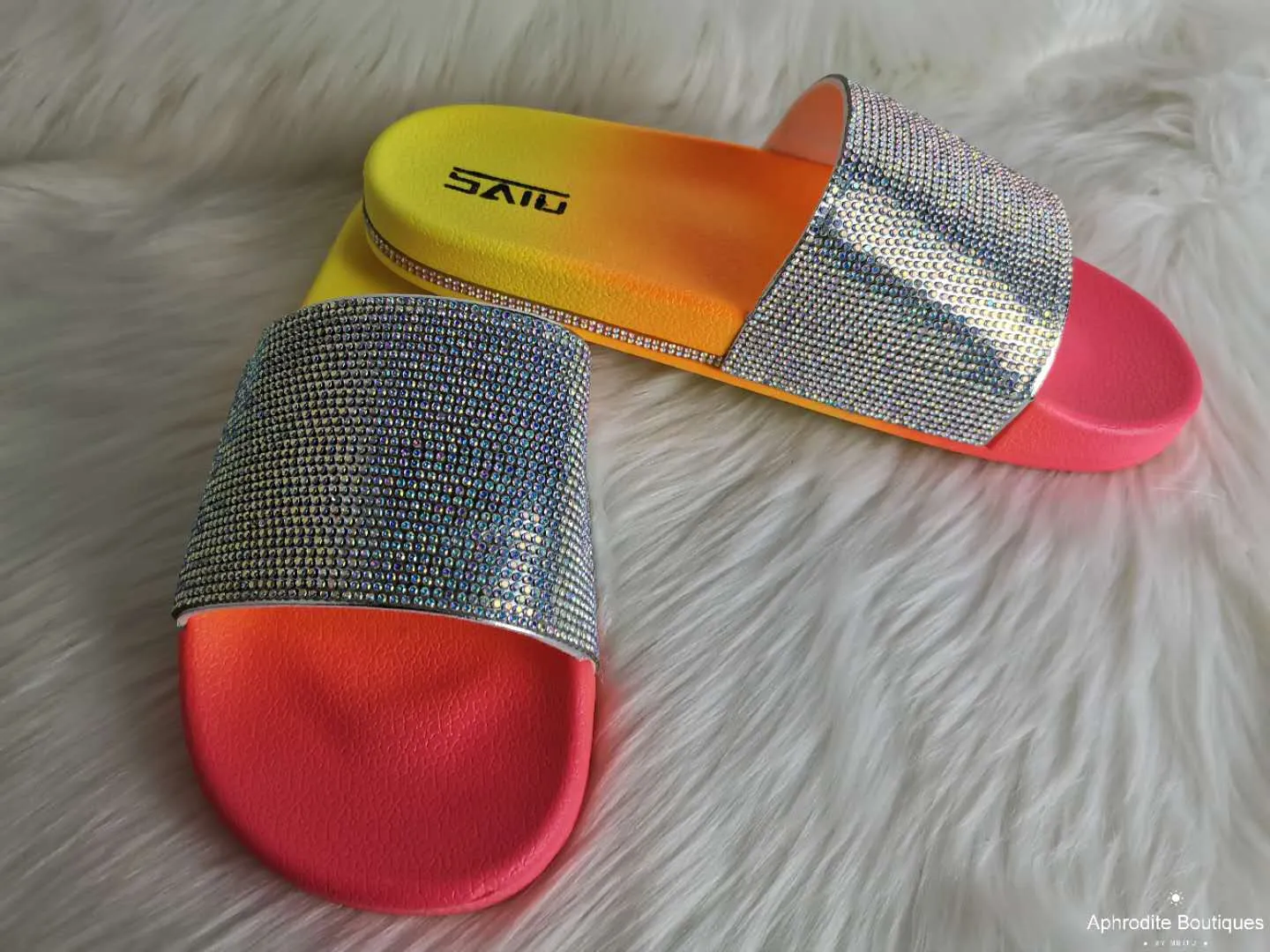 Hot selling shiny slippers(ST0040)